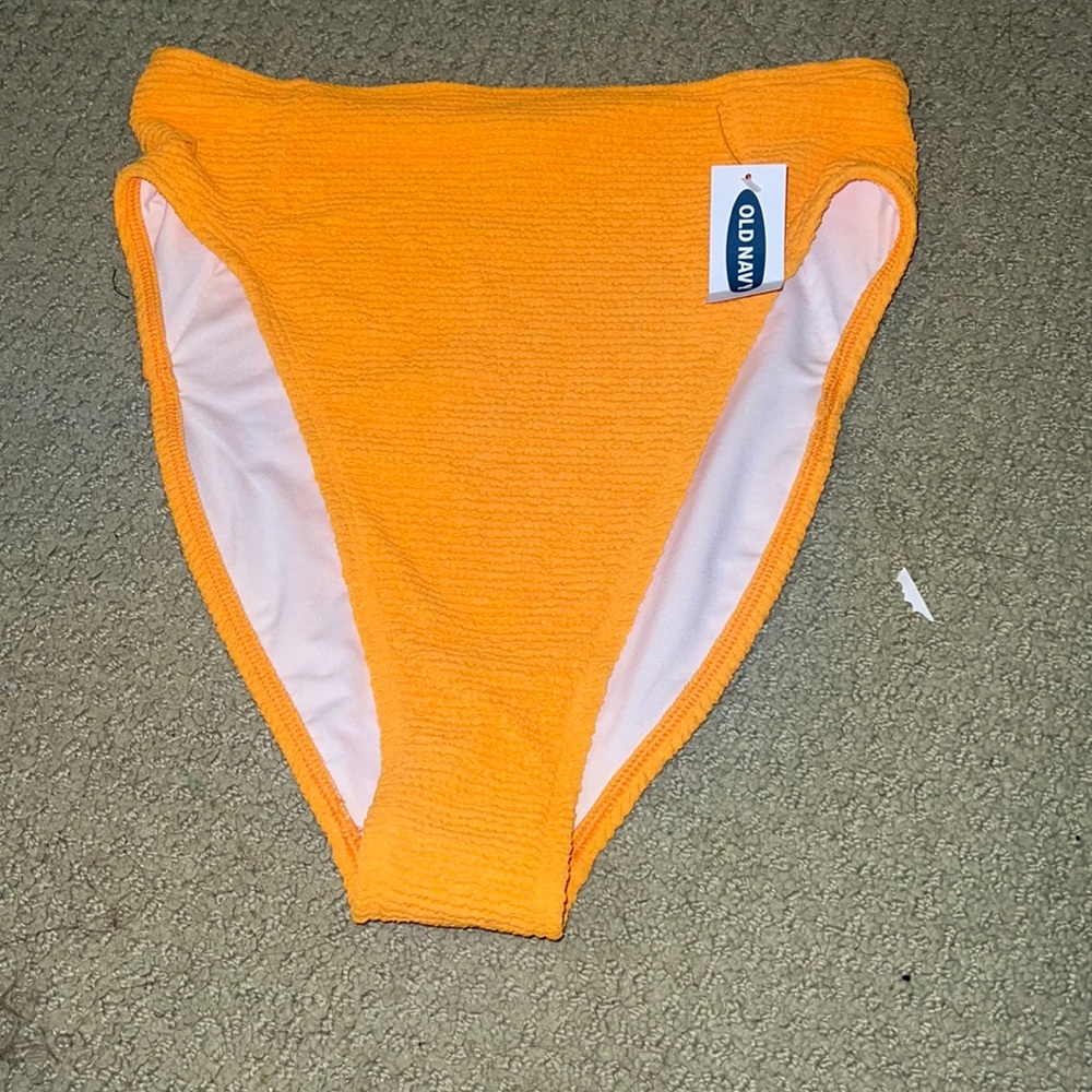 Orange bikini bottoms